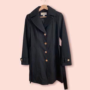 MICHAEL Michael Kors Missy Wool Trench Coat Size XS